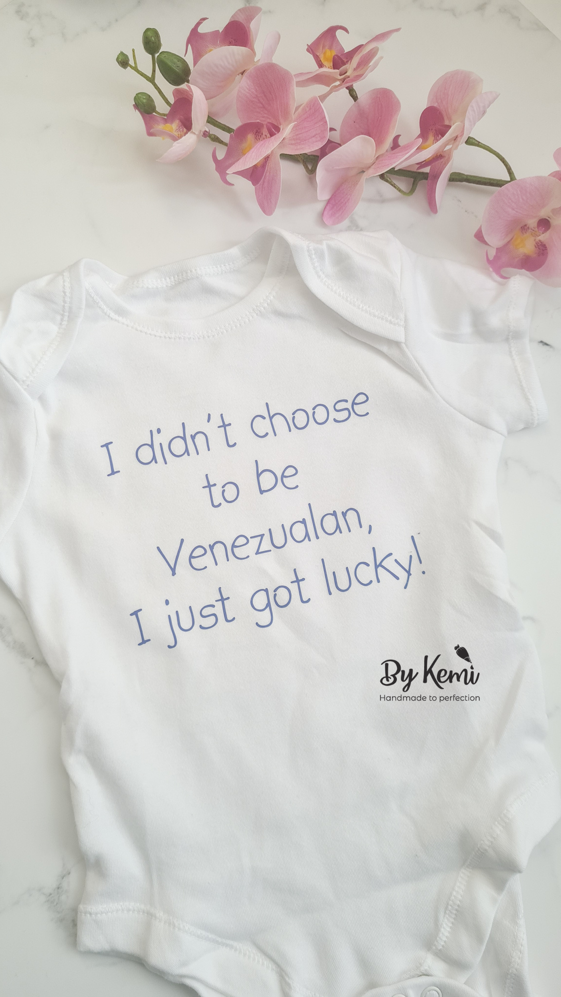 Personalised "I didn't choose"  Baby Gro