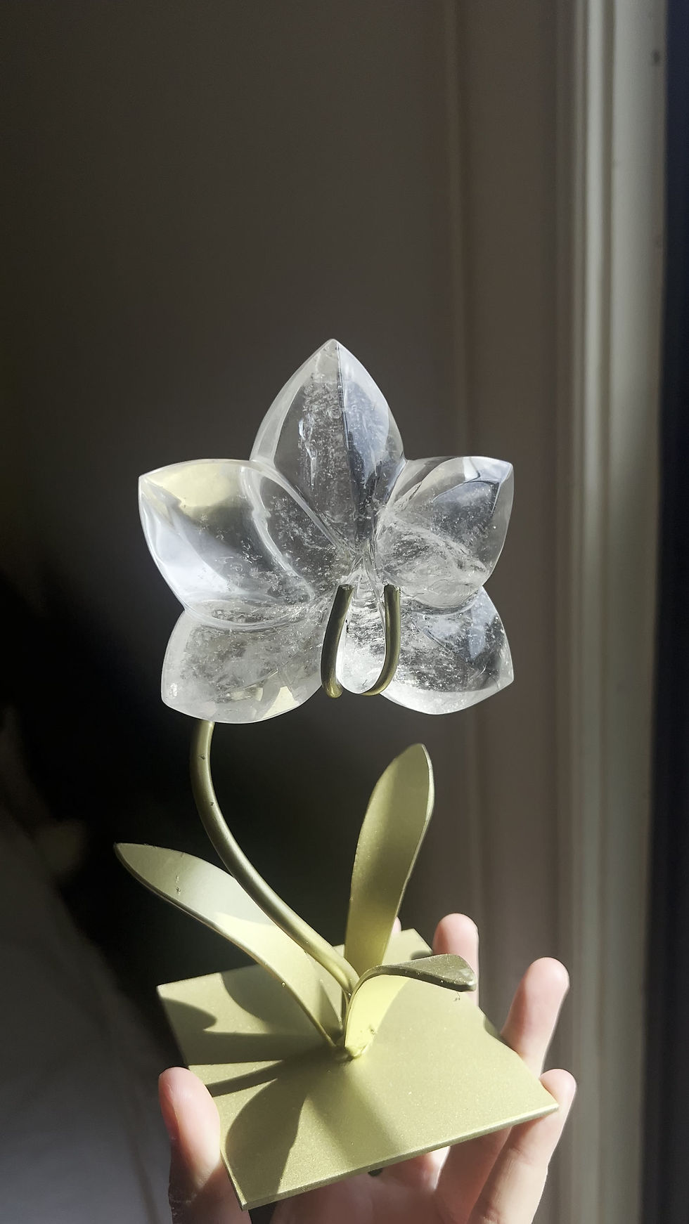 Thumbnail: Clear Quartz Orchid