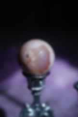 Carnelian Flower Agate Sphere