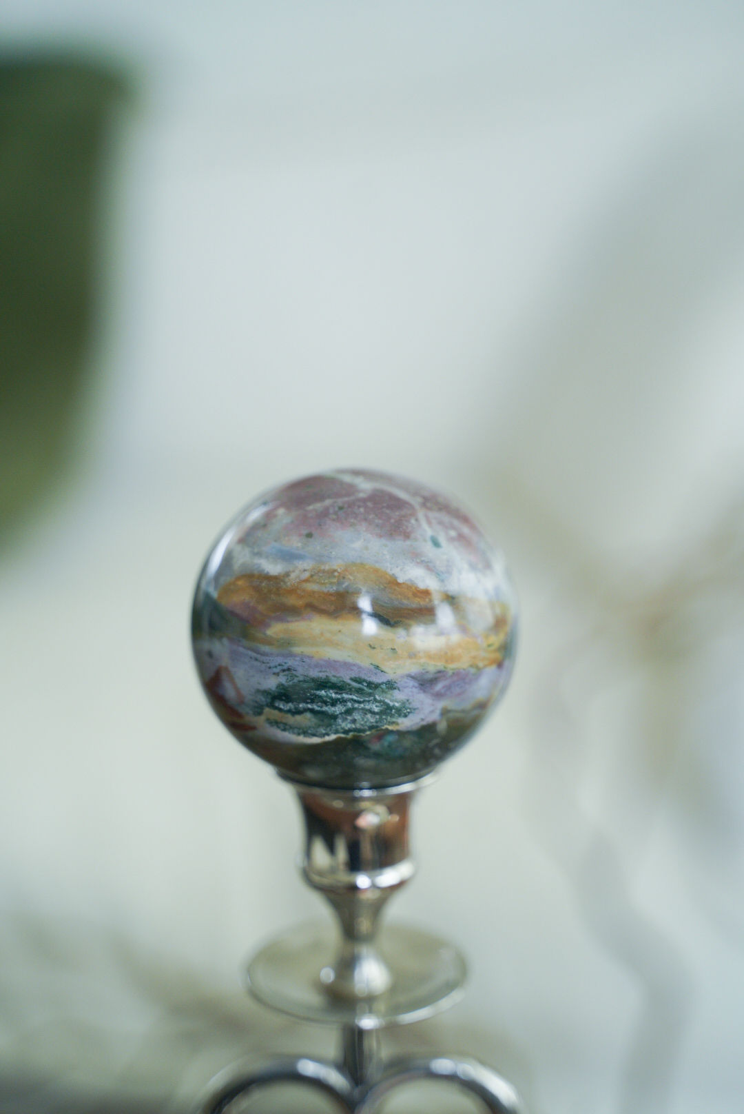 Sea Jasper Sphere