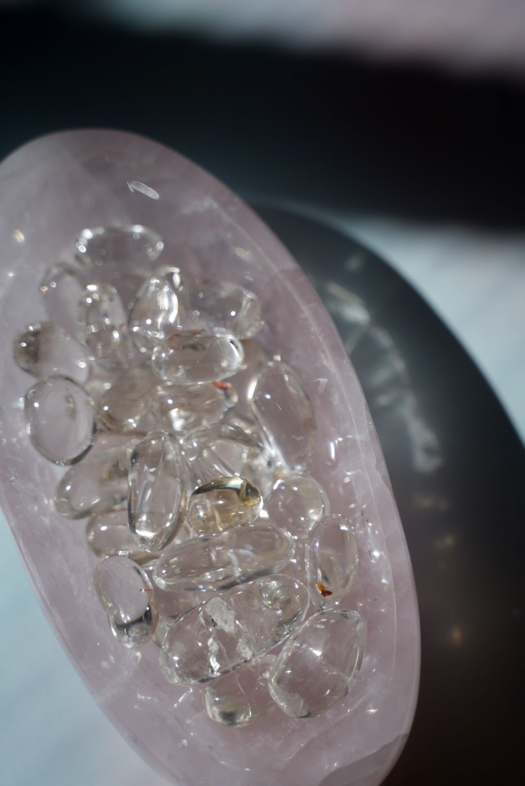 Clear Quartz Tumbles