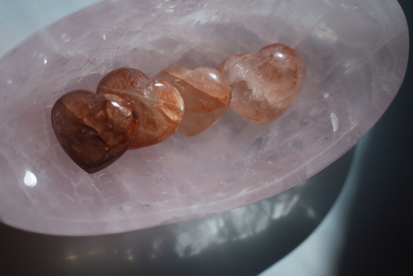 Fire Quartz Hearts
