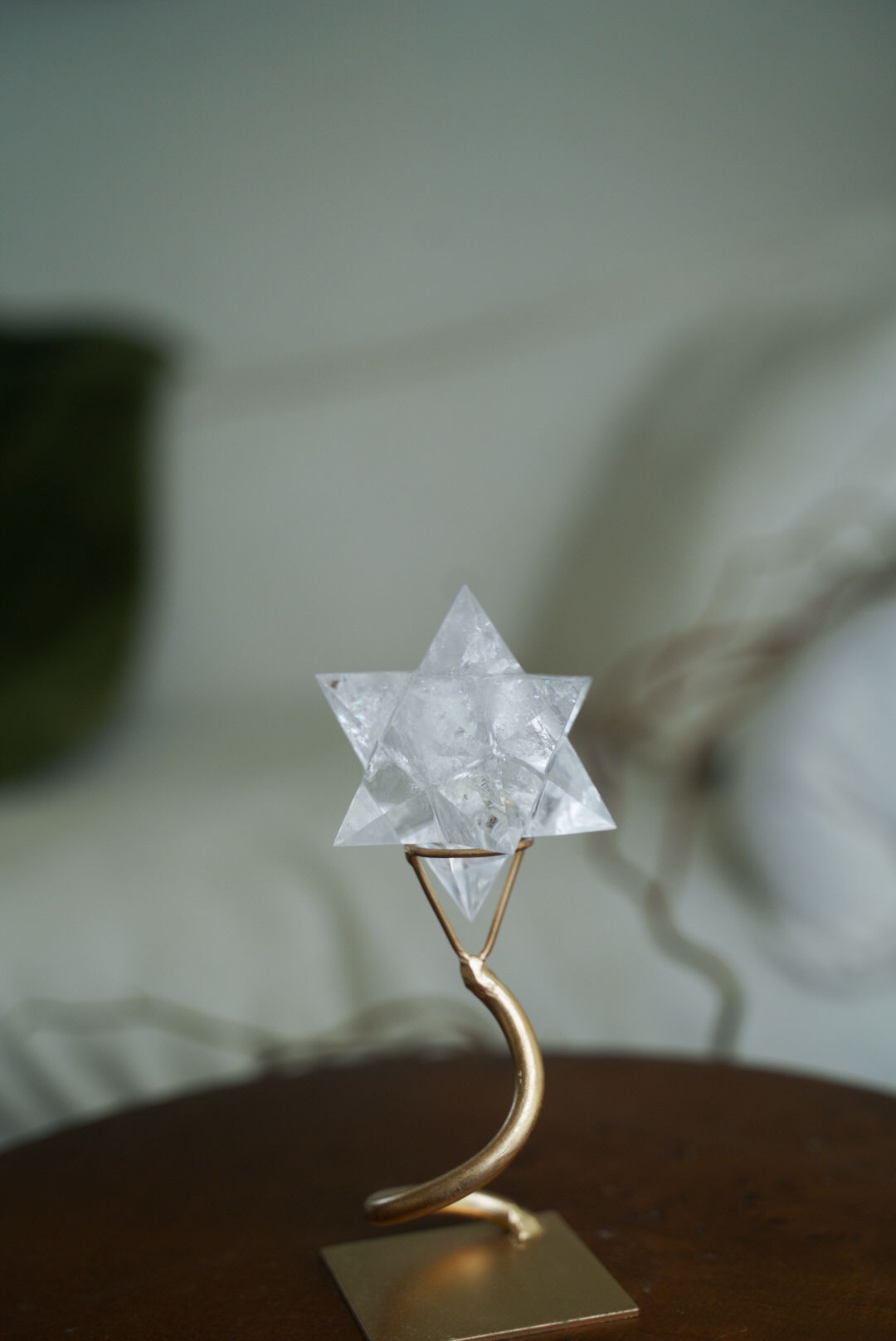 Clear Quartz Merkaba