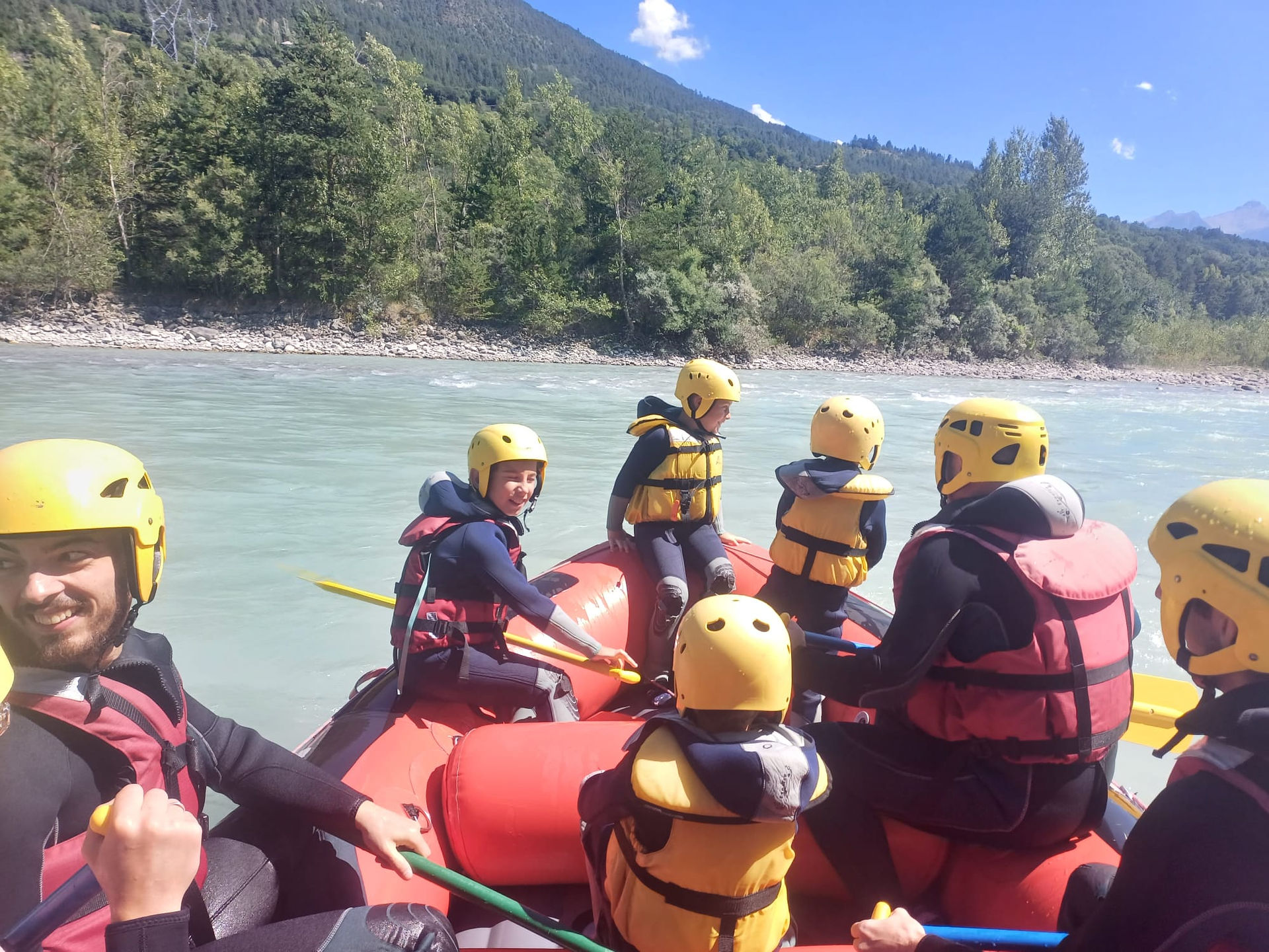 Rafting sur la Durance