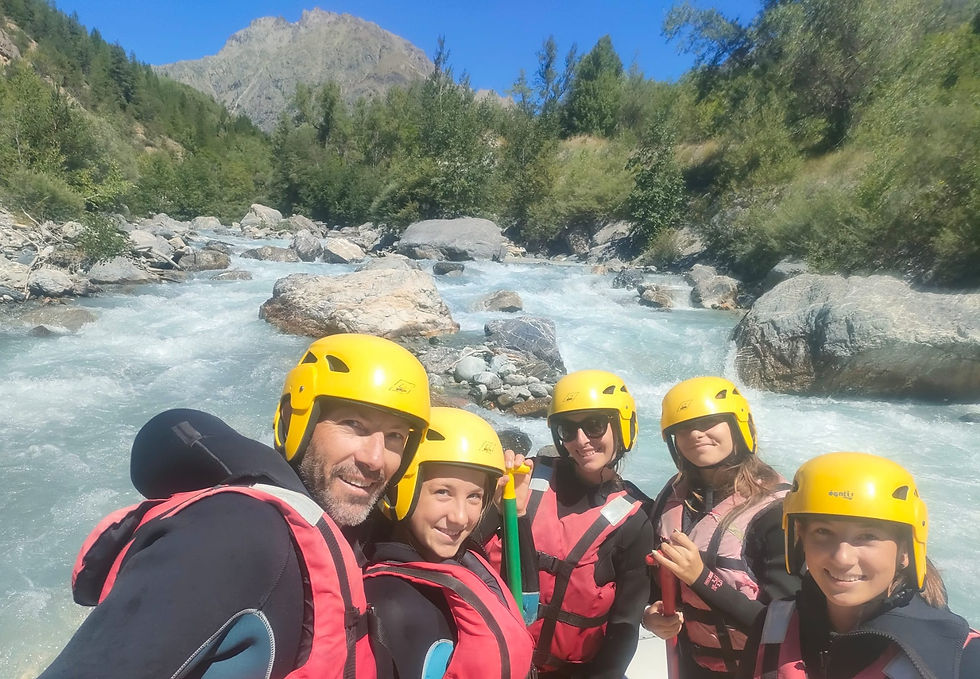 Rafting sur la Gyronde en Vallouise