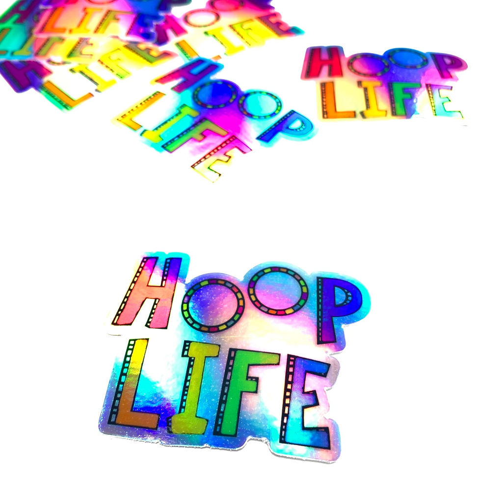 Thumbnail: Holographic Hoop Life Sticker