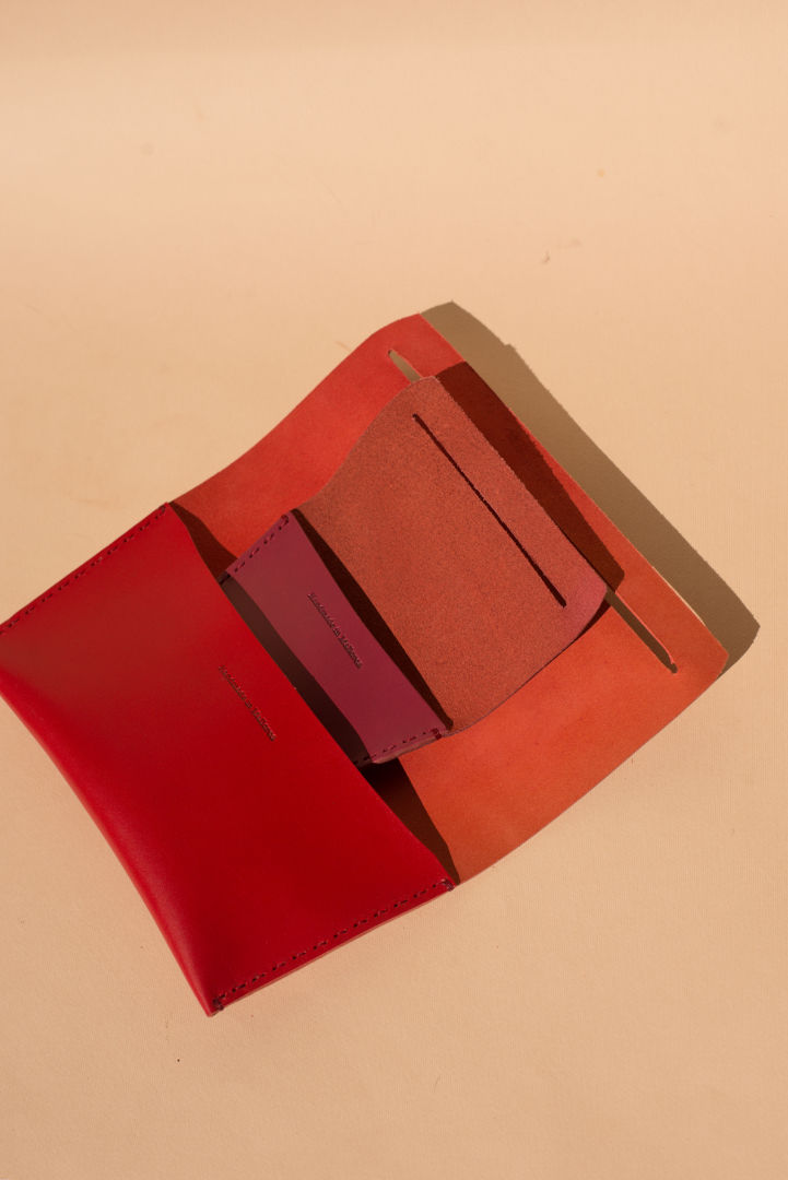Miniatura: Leather Clutch Red