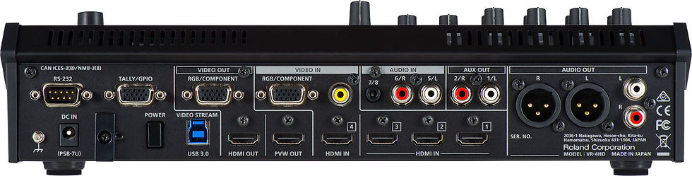 サムネイル： 【スイッチャー】ライブ配信 Roland VR-4HD