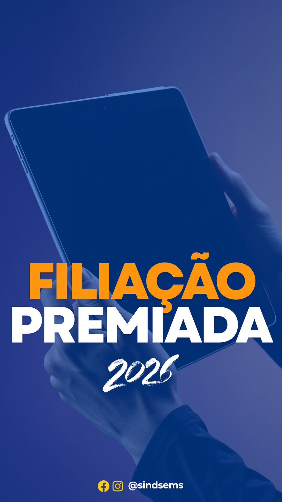 Saiba como participar da campanha de filiação do Sindsems e concorrer a notebooks e tablets