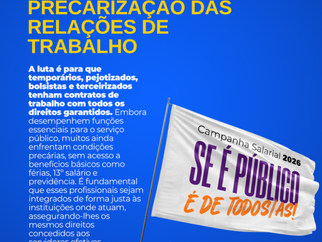 Contra a Precarização: Garantia de Direitos para Todos os Trabalhadores