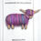 Thumbnail: Highland Cow Brooch Purple Blends