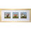 Thumbnail: Long Triple Window Boxed Picture Stag, Highland Cow & Woolly Sheep