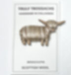 Thumbnail: Highland Cow Brooch Natural Blends