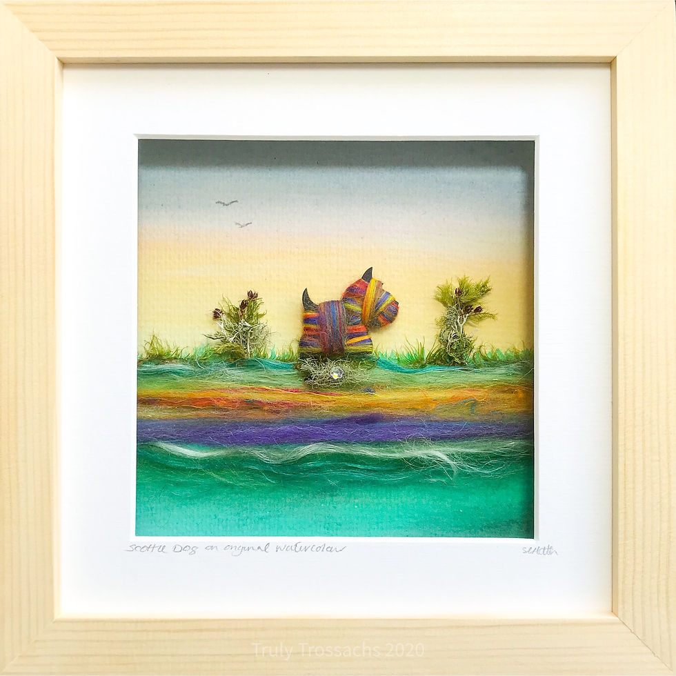 Thumbnail: Medium Boxed Picture Scottie Dog