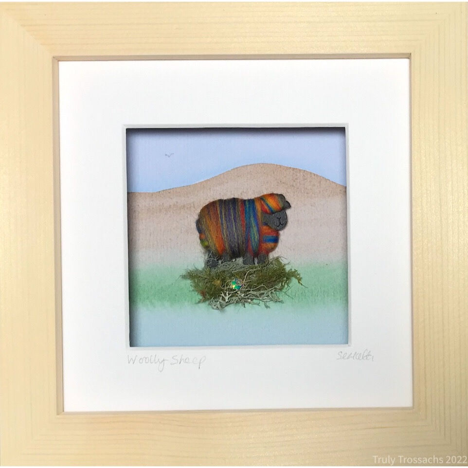 Thumbnail: Small Boxed Picture Woolly Sheep