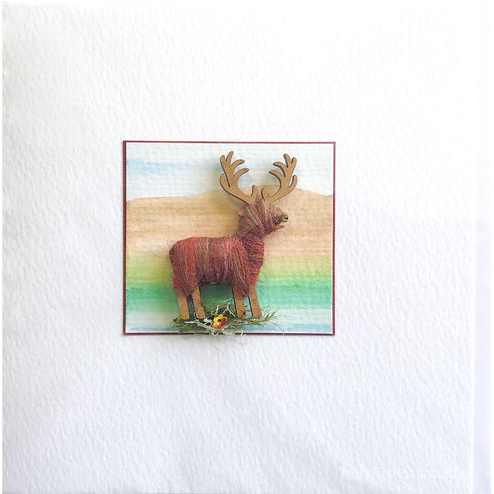 Thumbnail: Card/Brooch Card Stag