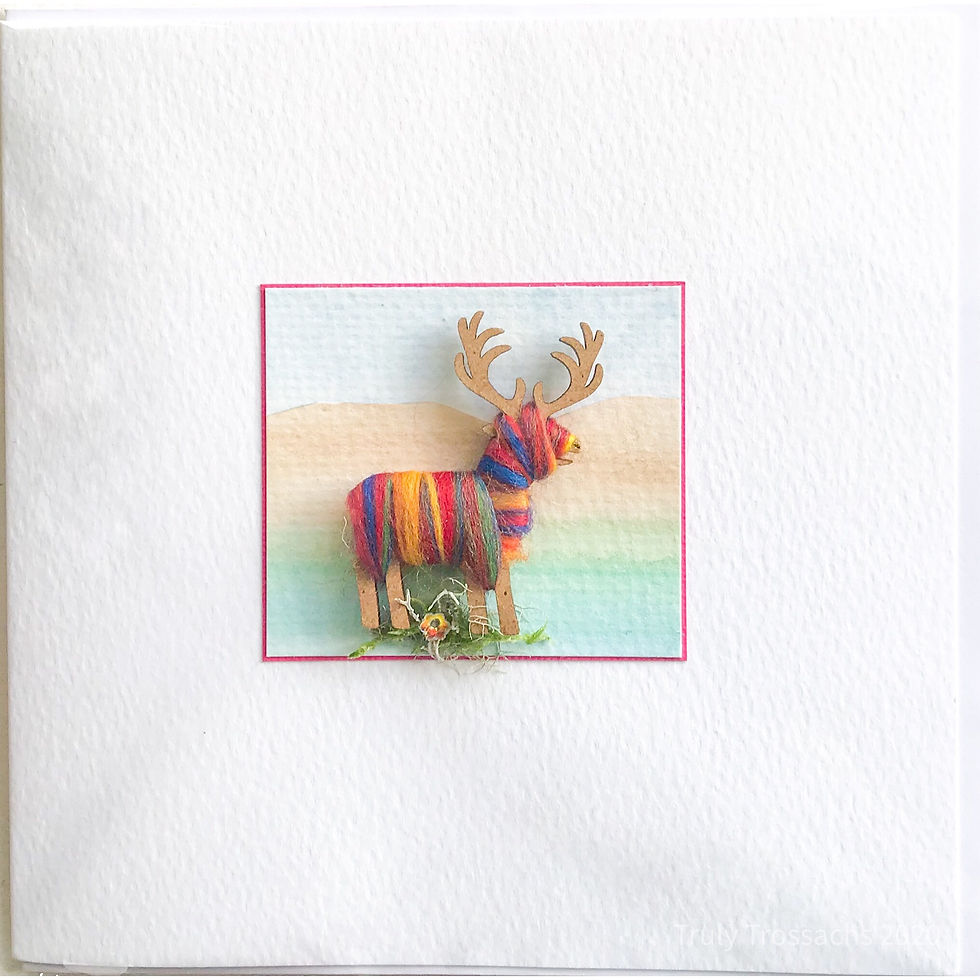 Thumbnail: Card/Brooch Card Stag