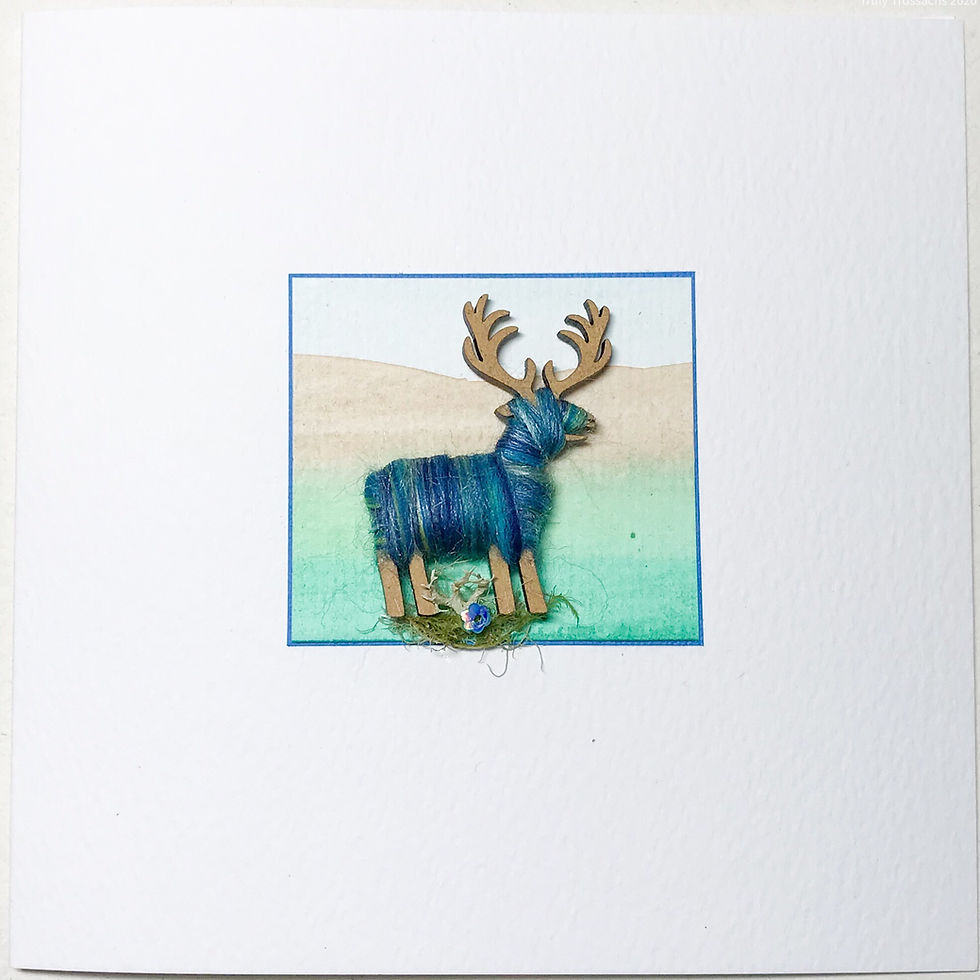 Thumbnail: Card/Brooch Card Stag