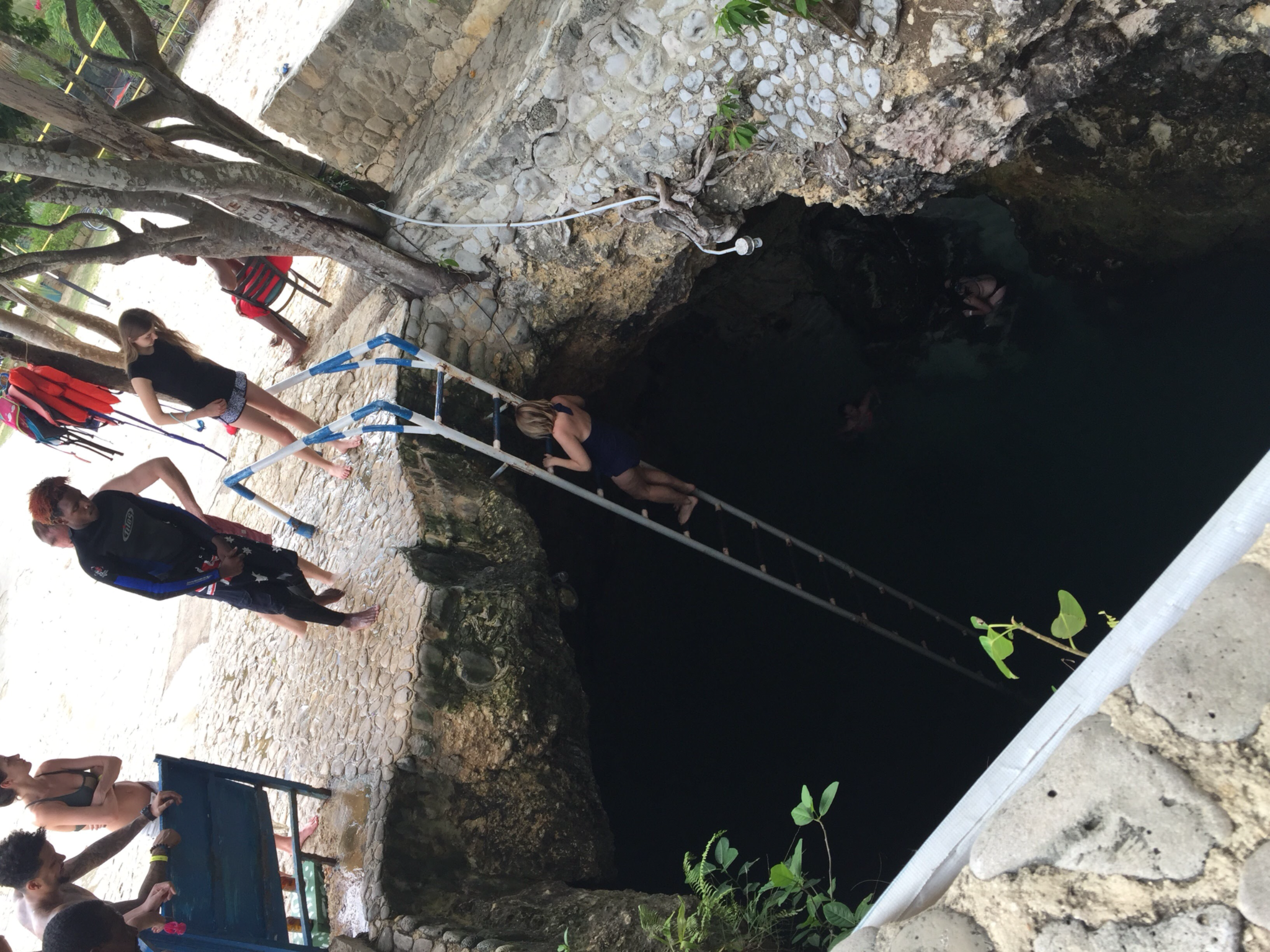 Blue Hole mineral spring
