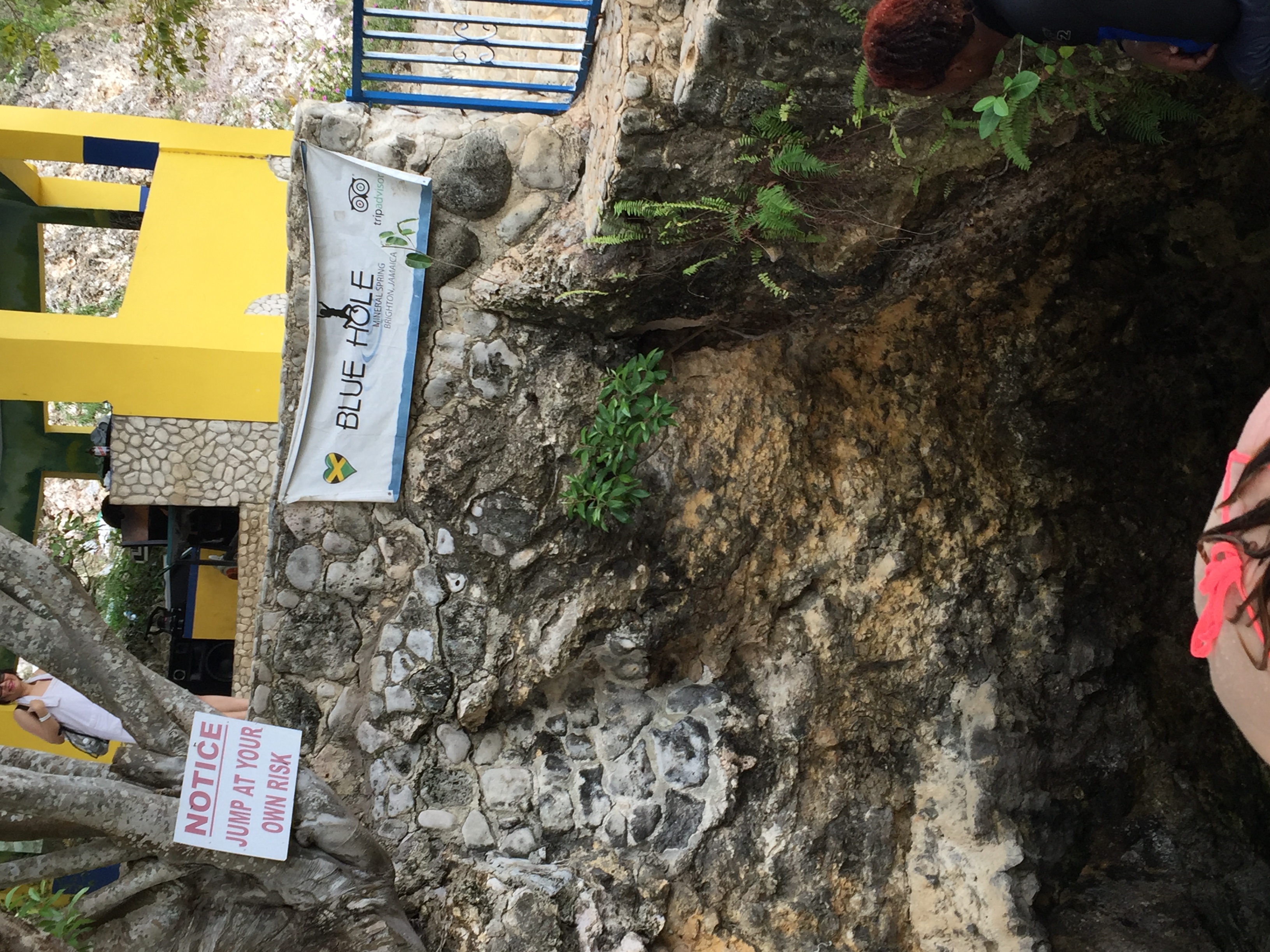 Blue Hole mineral spring