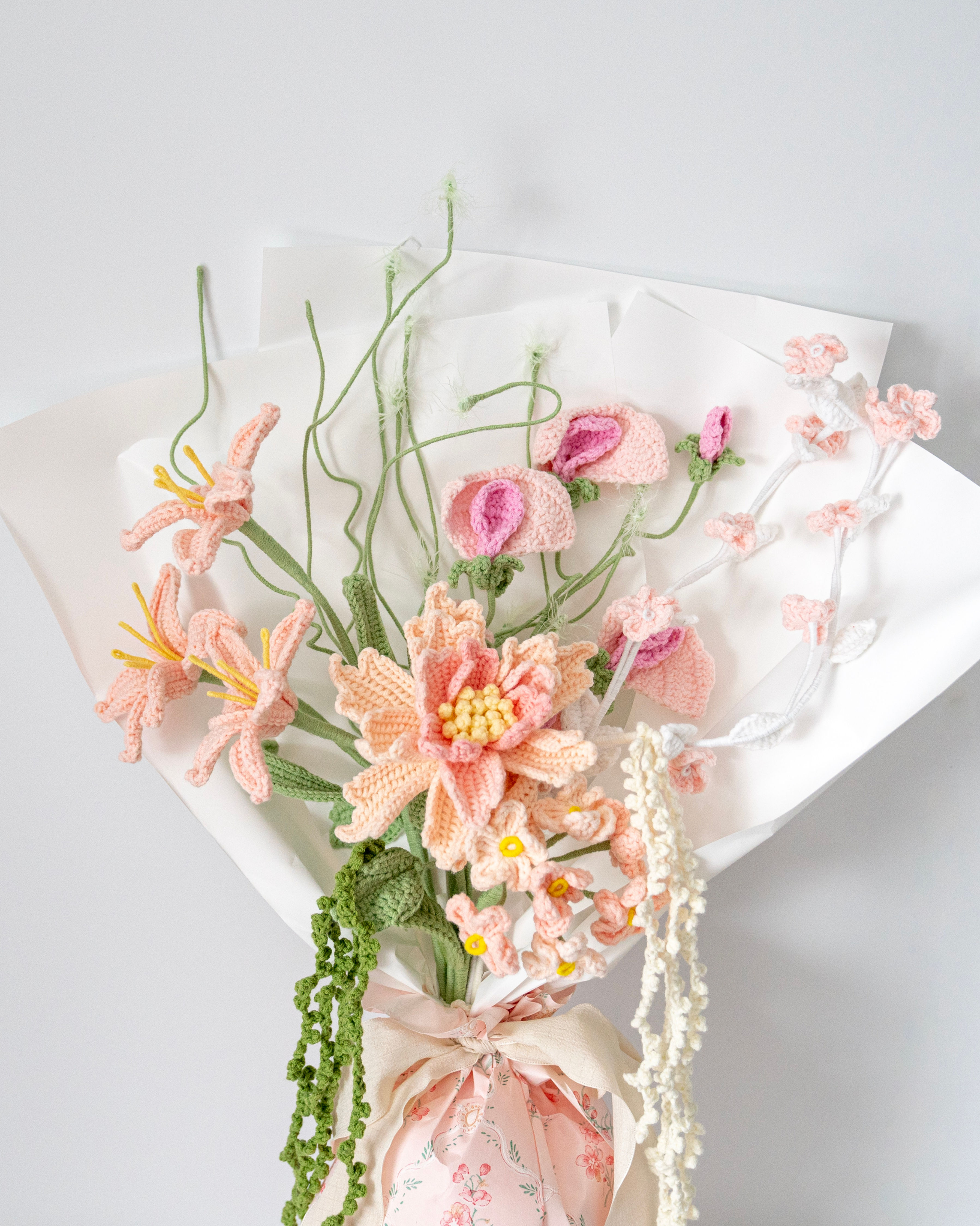 Sweet Pea Bouquet - Frangment