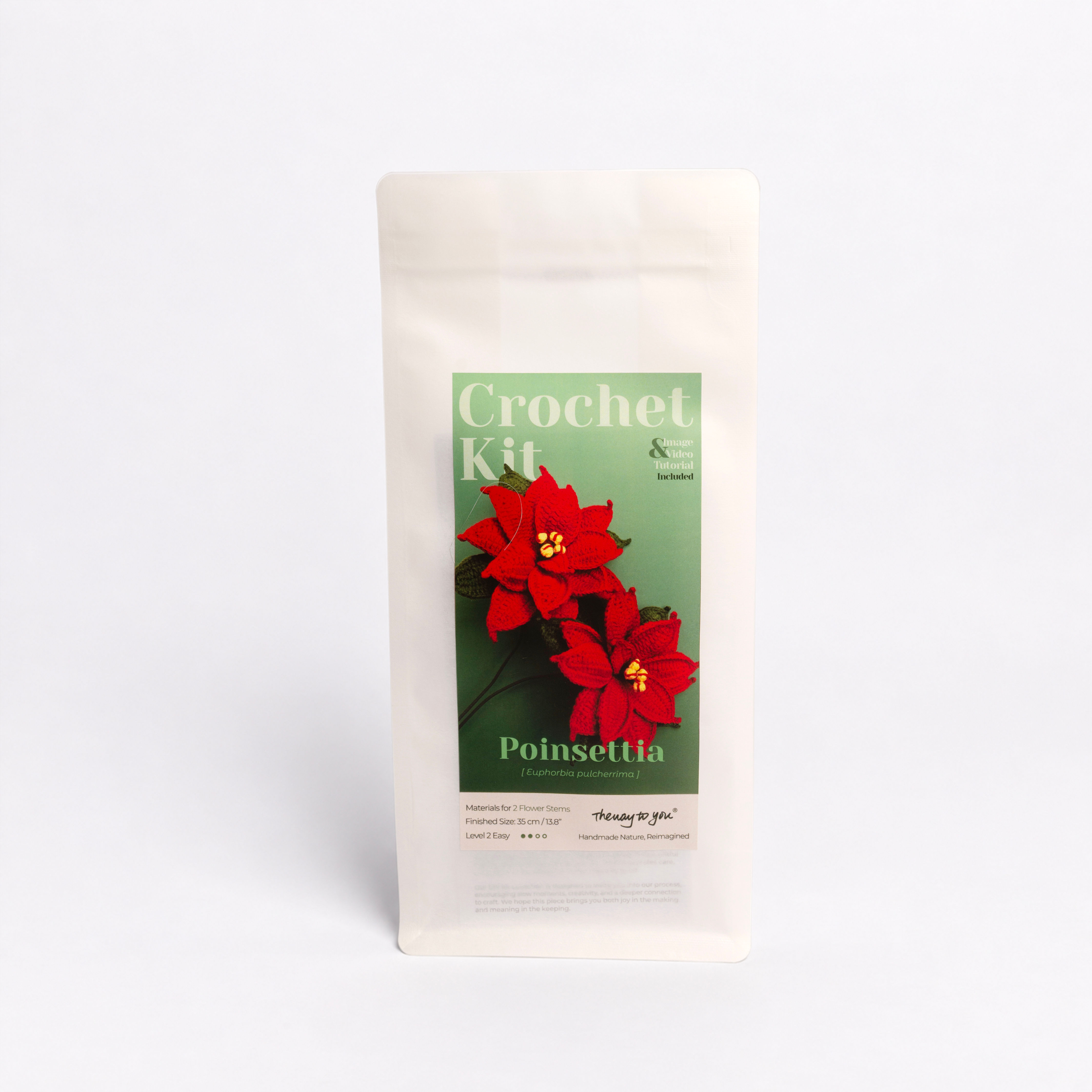 Poinsettia Crochet Kit