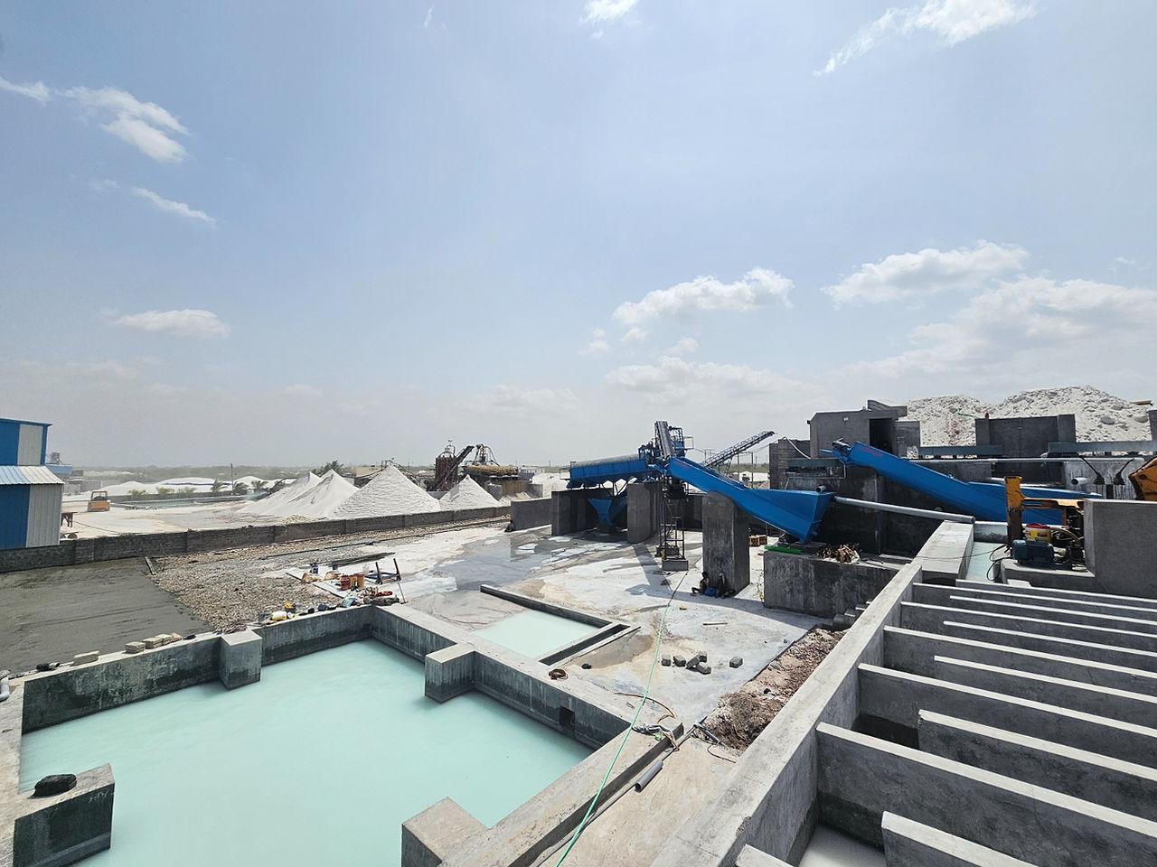 silica sand production plant