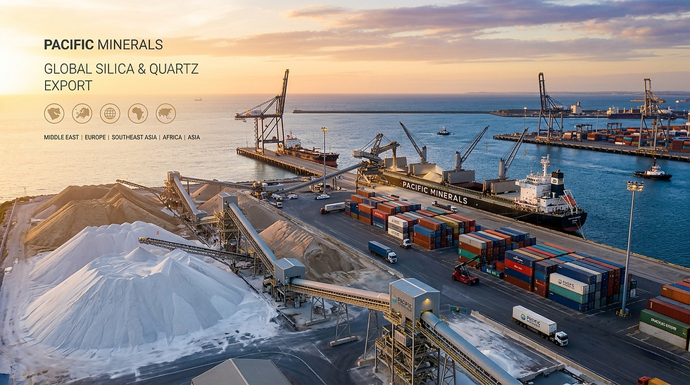 silica sand export supply chain