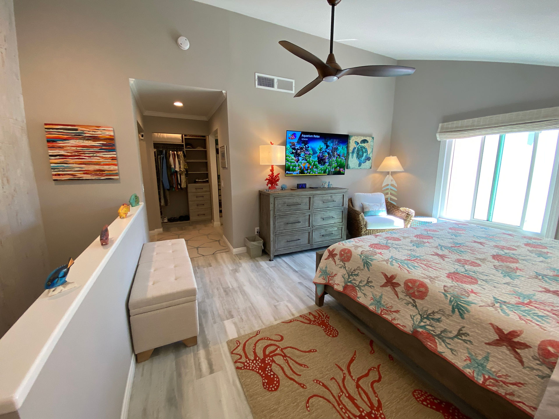 Spacious bedroom suite
