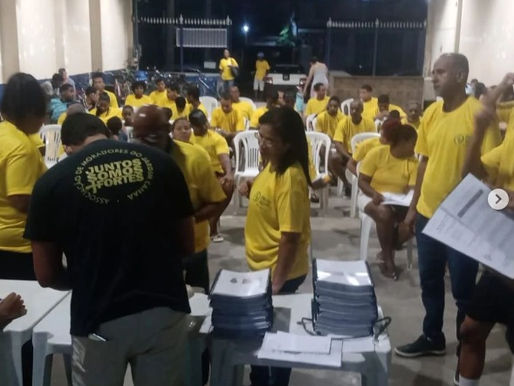 A inauguração do curso de formação no Polo de Jardim Canaã em Nova Iguaçu.