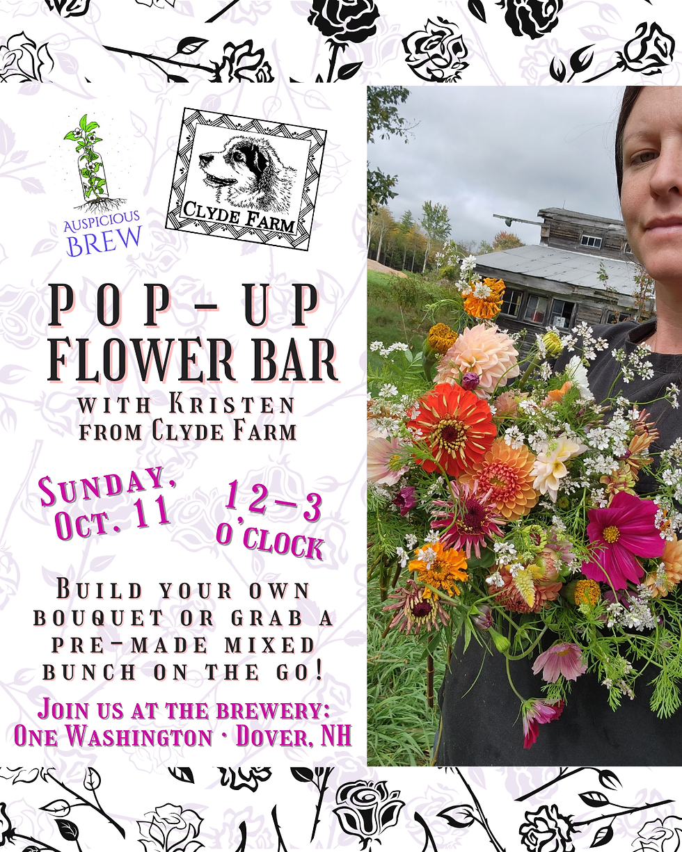 Pop-Up Flower Bar with Clyde Farm