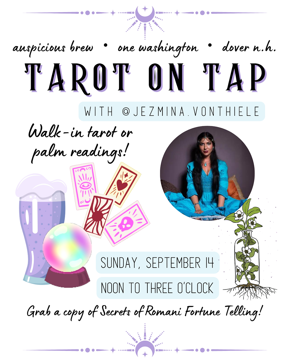 Tarot on Tap with Jezmina von Thiele