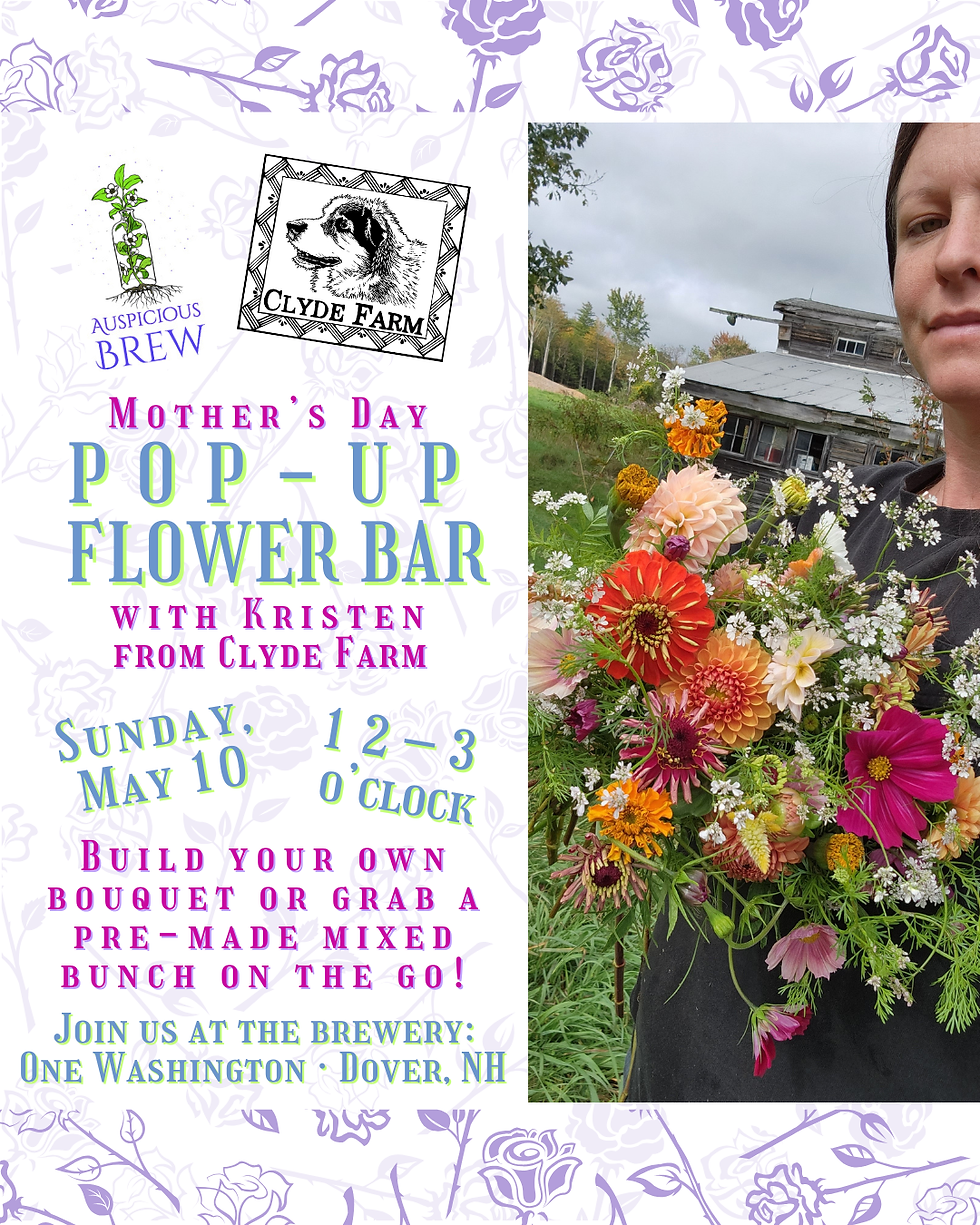 Mother's Day Flower Bar with Clyde Farm