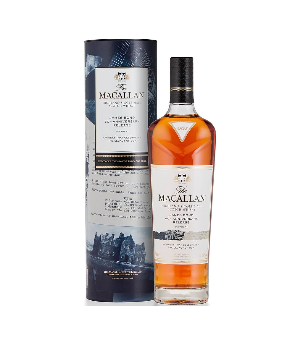 縮圖：Macallan James Bond 60th Anniversary Decade 1-6