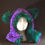 Thumbnail: Kelly Green with Purple Plush