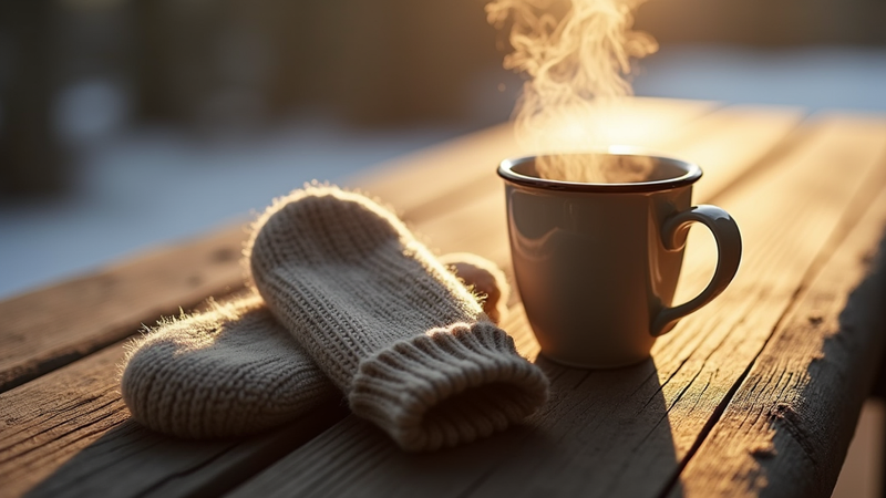 steaming cup of warmth to start your day
