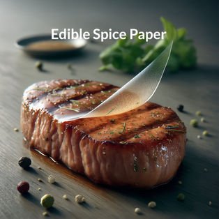 The Edible Spice Paper project redefines the way we season and prepare food by introducing dissolvable, flavor-infused edible papers.