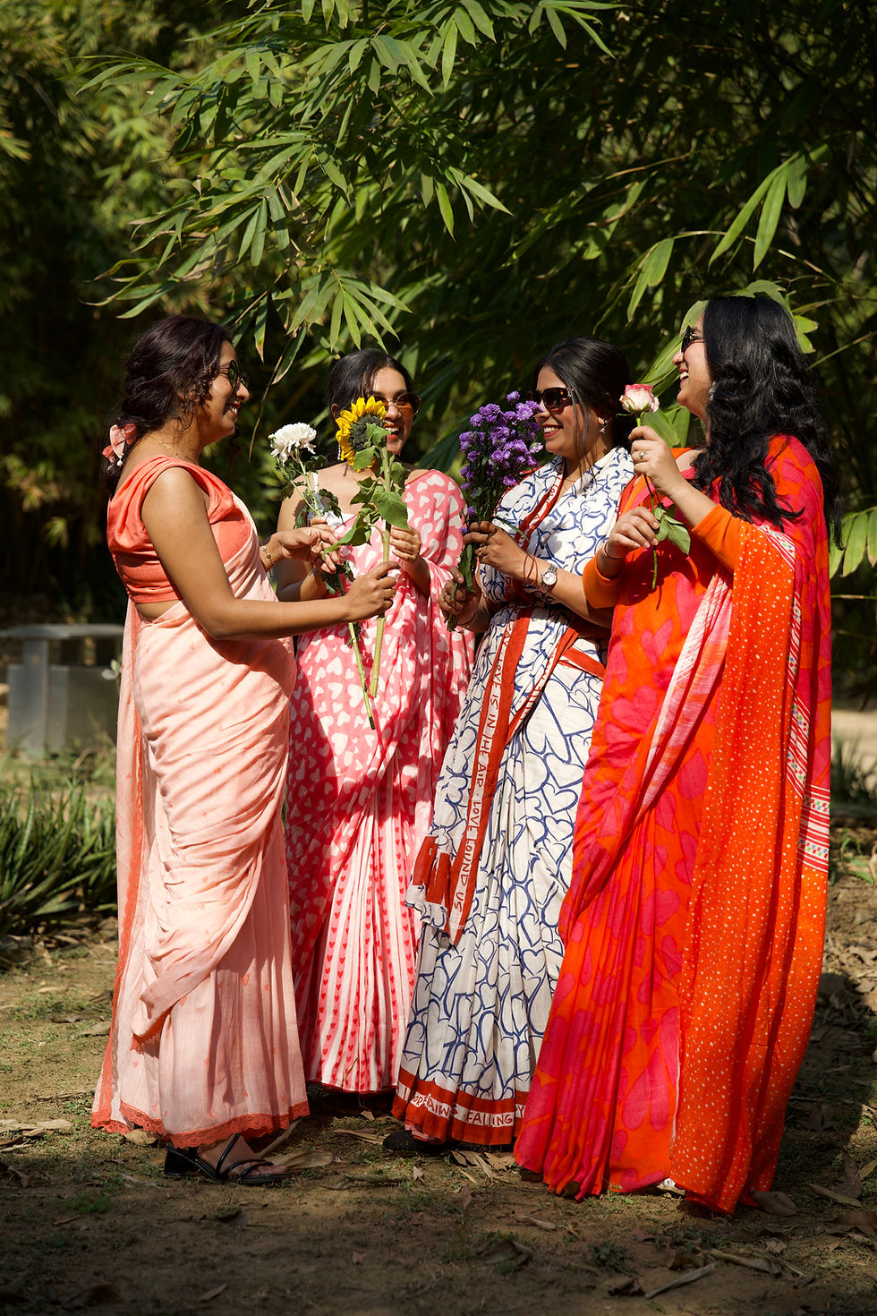 Thumbnail: Ishqiya - Pink Heart Saree with lace edging