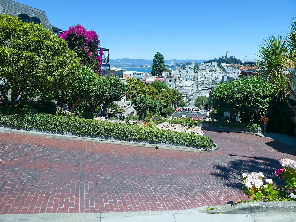 Lombard street à San Francisco