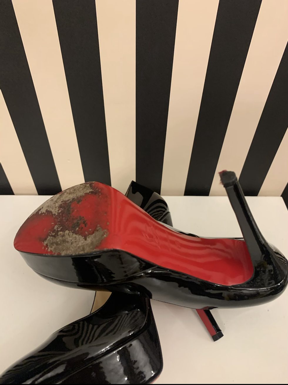 Miniatura: Christian Laboutin scarpe pump plateau 