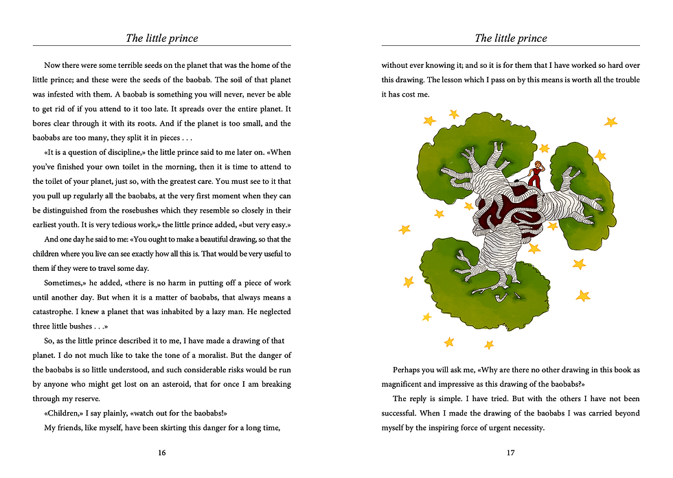 Прев'ю: Книга The Little Prince (Маленький принц). Читання англійською A2–B1 PDF