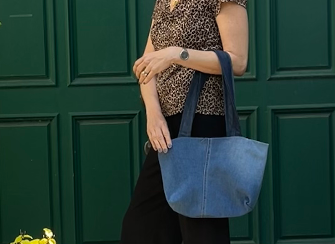 Denim Bag handmade from rescued and upcycled jeans