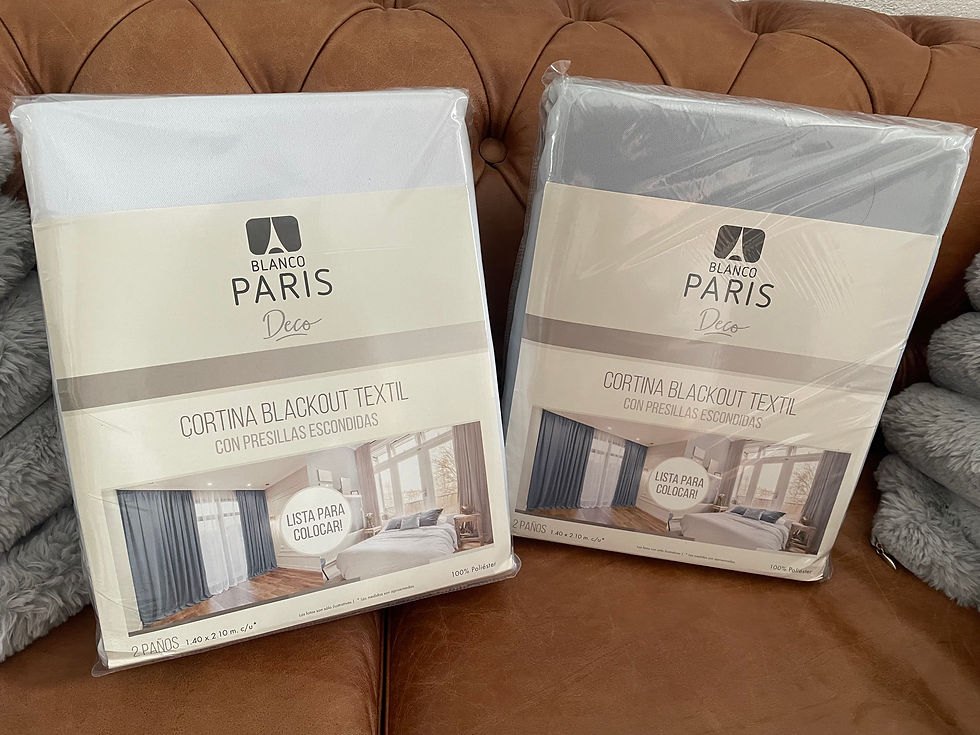 Miniatura: Cortina Blackout Textil Blanco Paris