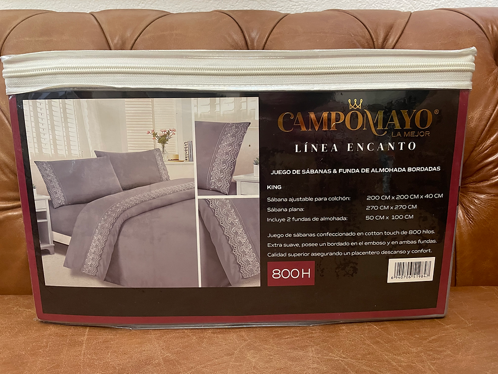 Miniatura: Juego de  Sabanas Broderie King Campomayo 