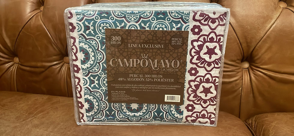 Miniatura: Juego de Sabanas Percal 2 Plazas 1/2 Campomayo 