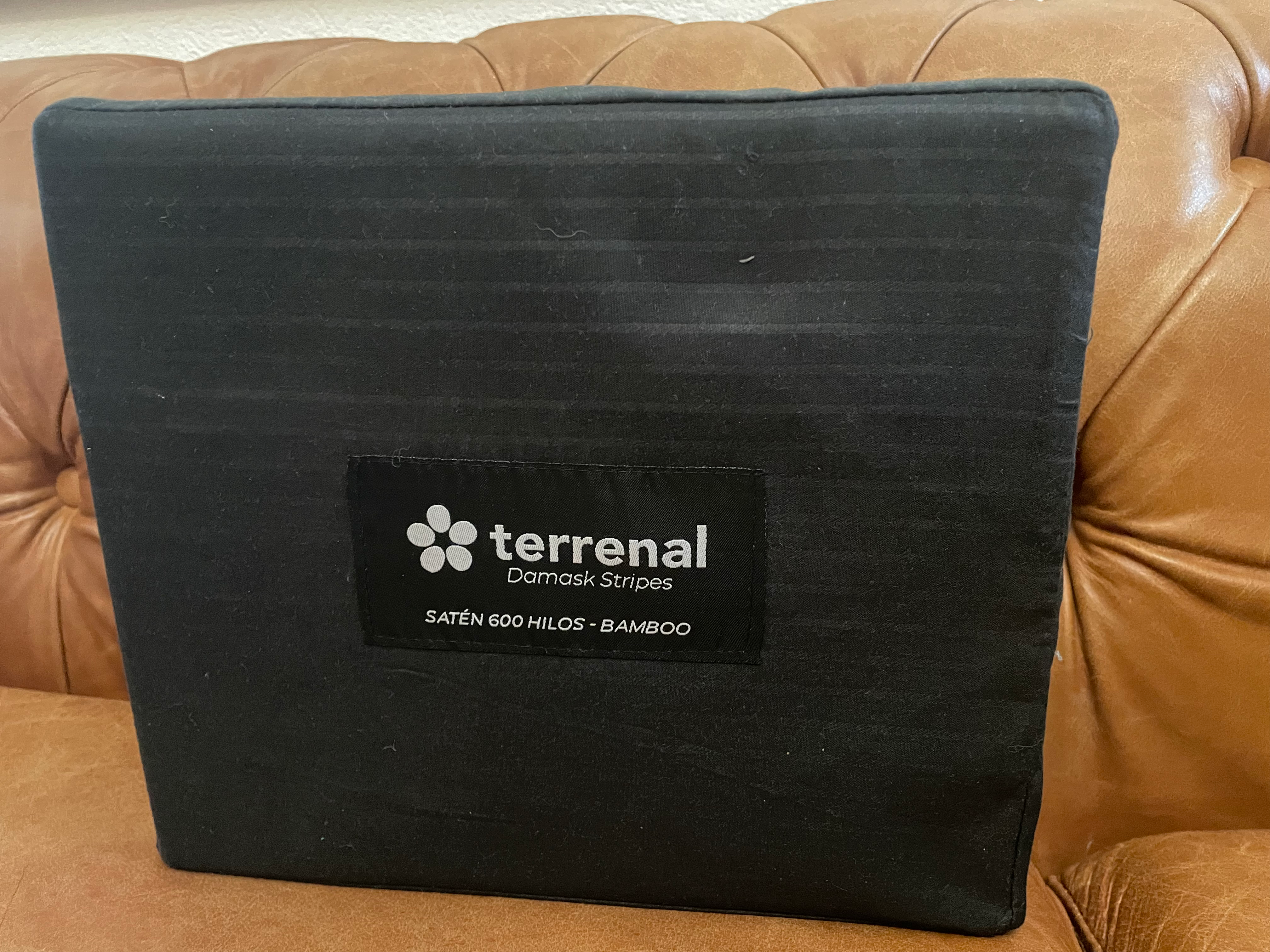 Juego de Sabanas Terranal Saten 600 Hilos Queen 