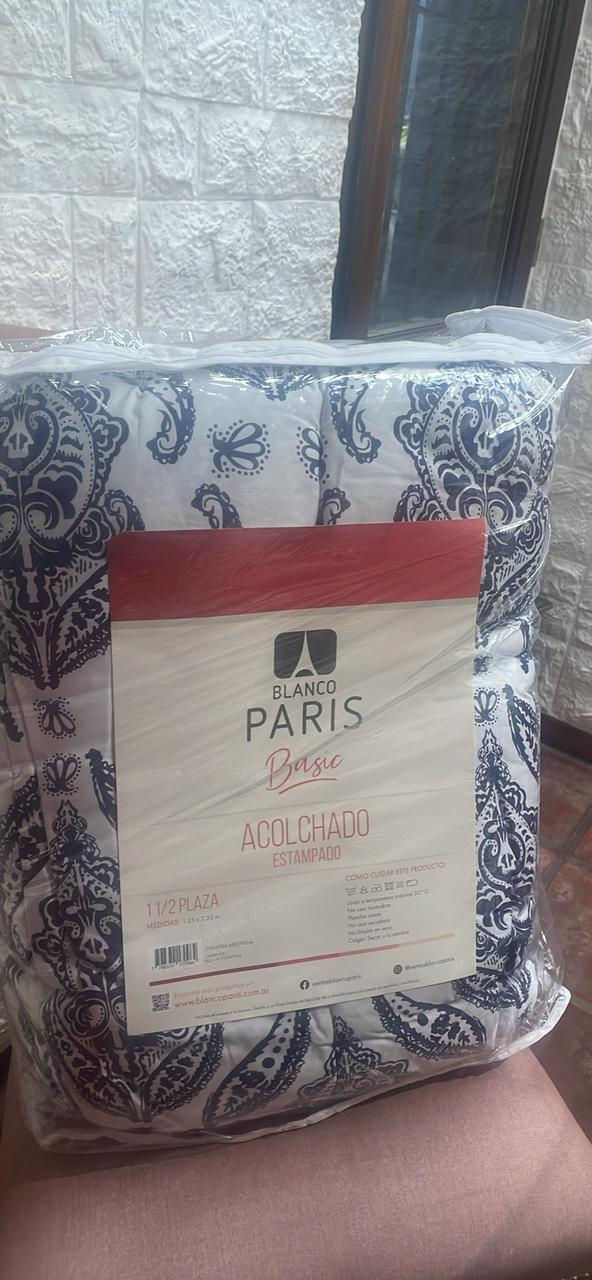 Miniatura: ACOLCHADO ESTAMPADO DE 1 PLAZAS 1/2 LÍNEA BASIC
