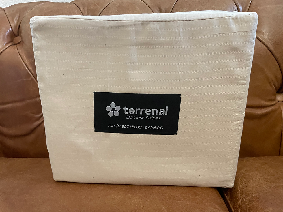 Miniatura: Juego de Sabanas Terranal Saten 600 Hilos Queen 