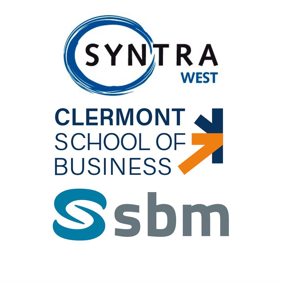 Syntra West Brugge Belgium • Clermont School of Business France • SBM Vlaanderen Belgium