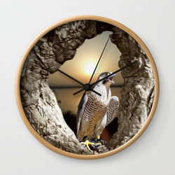 peregrine-sunset-wall-clocks